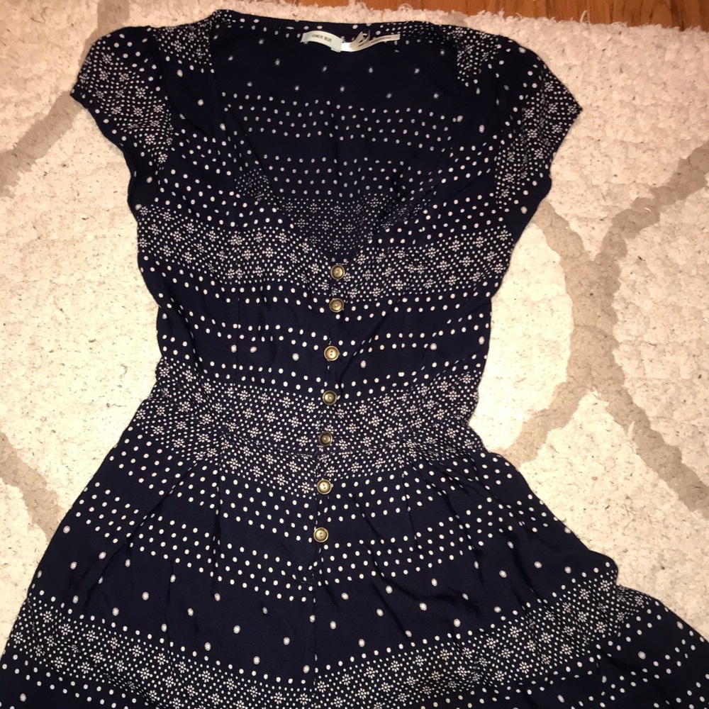 Kimchi Blue Romper Daisies Small blue